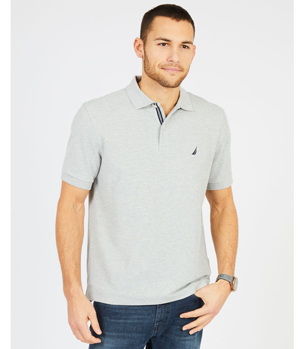 SOLID DECK POLO - Gris