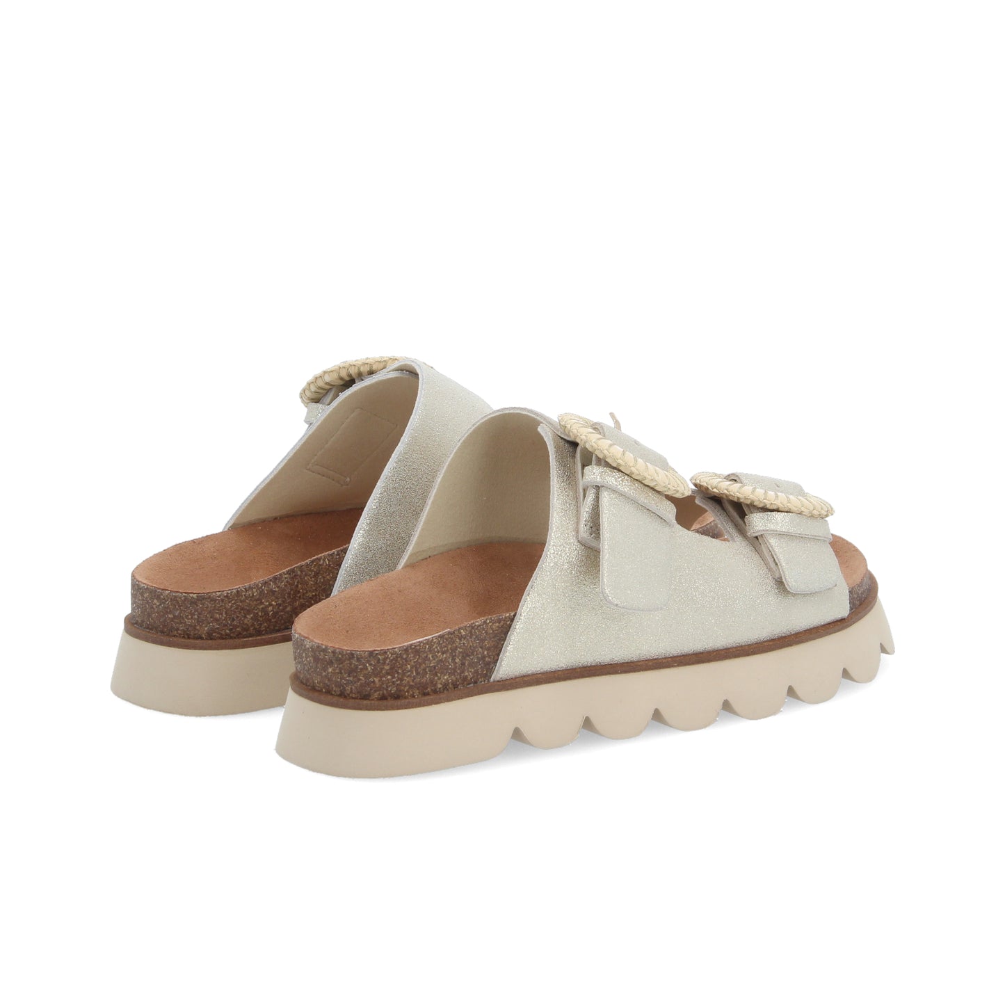 Sandalias De Mujer I Sandy Slap W Glitter Suede