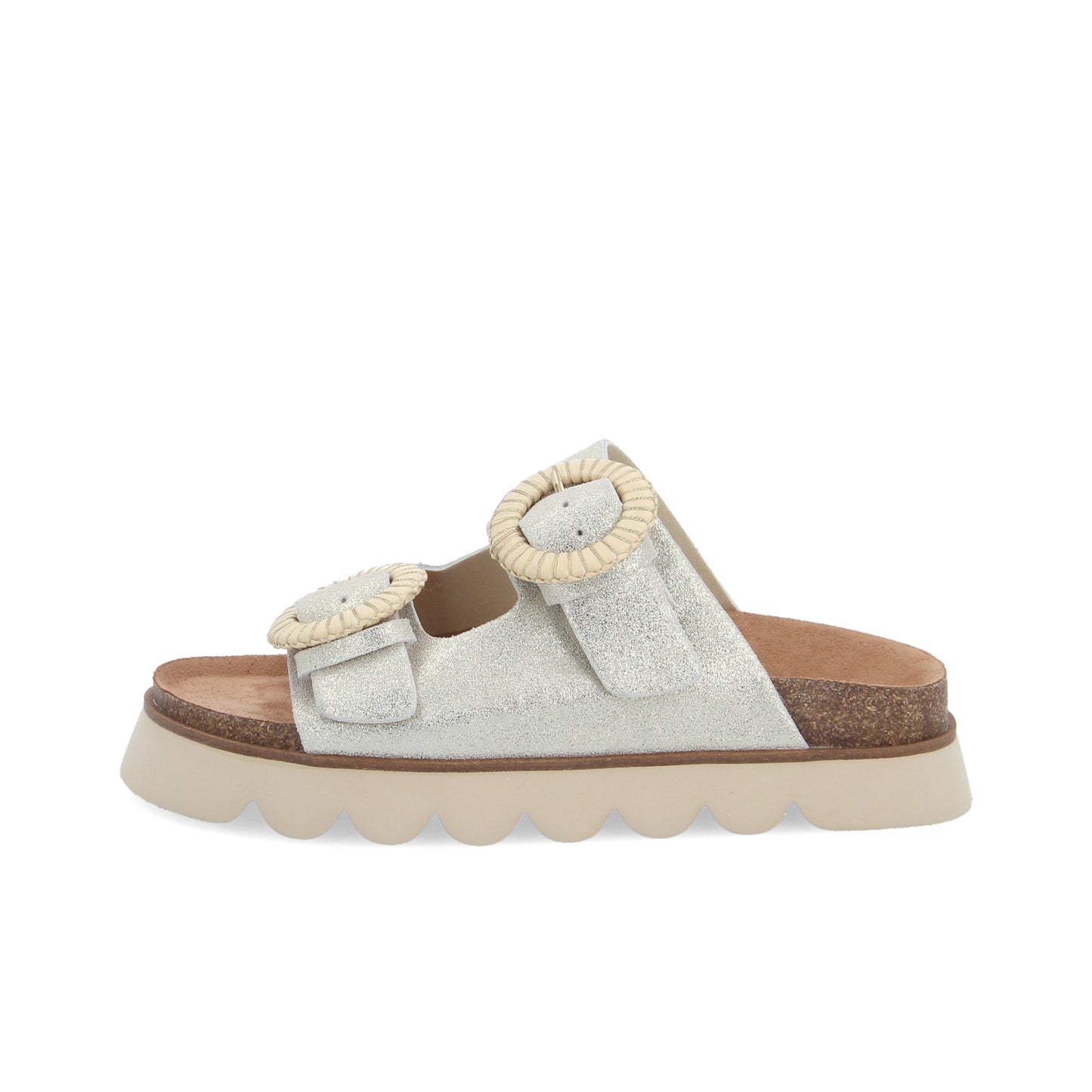 Sandalias De Mujer I Sandy Slap W Glitter Suede